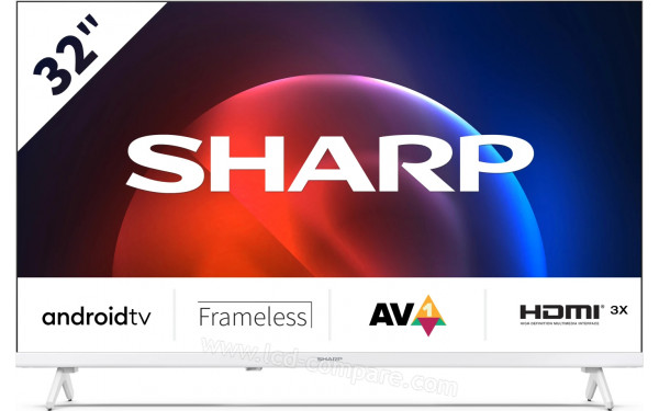 SHARP 32FH4EW - Vue de face
