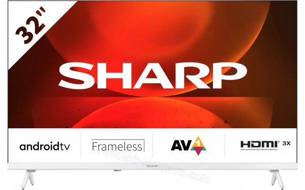 SHARP 32FH7EW - Vue de face