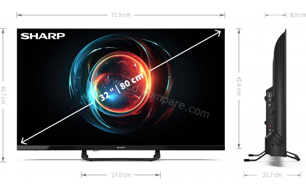 SHARP 32FH9EA - Multi-vues