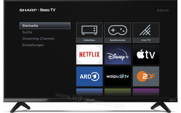 SHARP 32GD2225E - Vue de face