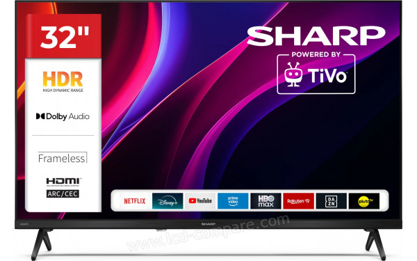 SHARP 32HE2245E - Vue de face