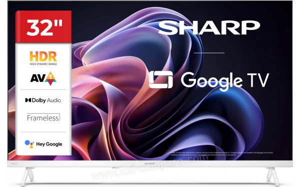 SHARP 32HF2265EW - Vue de face