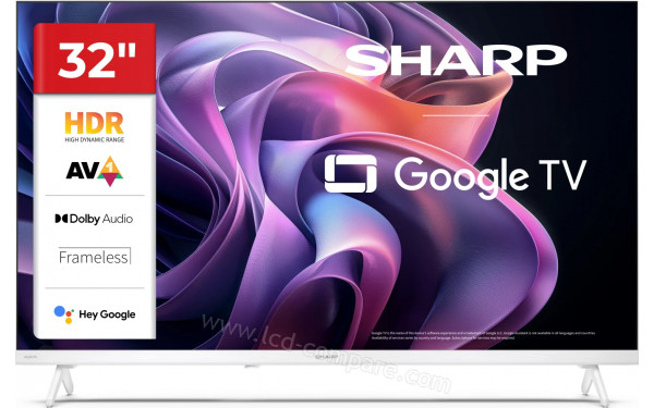SHARP 32HF2765EW - Vue de face