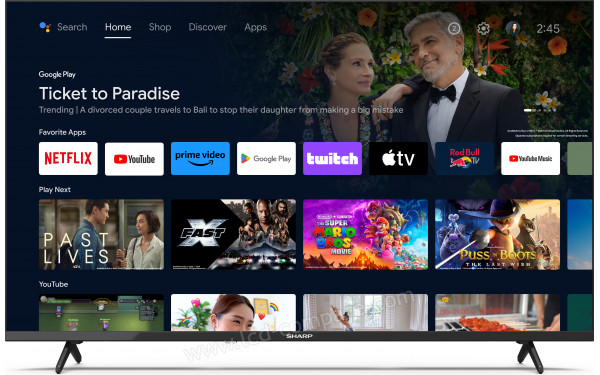 SHARP 40FH7EA - Vue de face