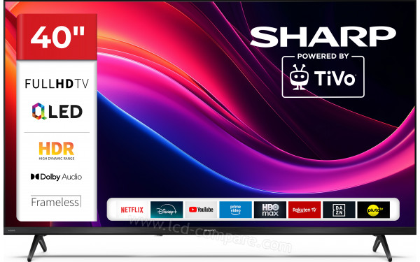 SHARP 40HE3445E - Vue de face