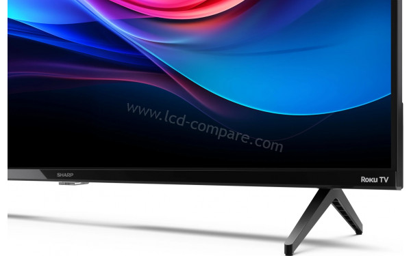 SHARP 43GJ4225E - Zoom sur la partie basse
