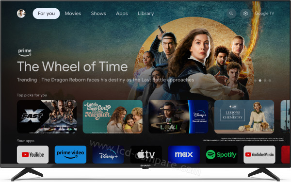 SHARP 50GL4060E - Vue de face