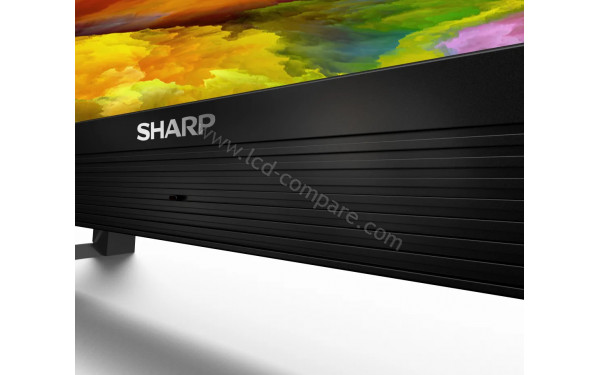 SHARP 55EQ3EA - Zoom sur la partie basse