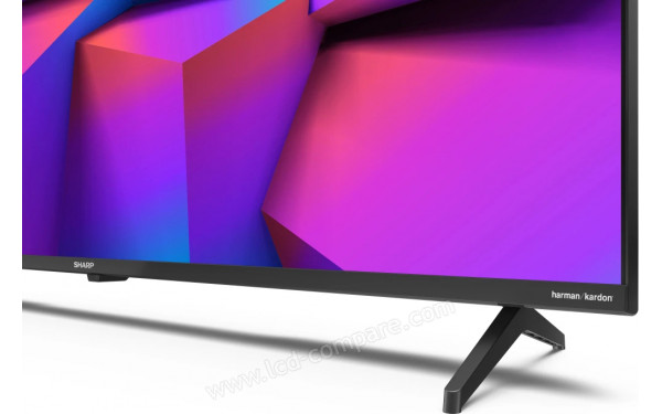 SHARP 55FK6E - Zoom sur la partie basse