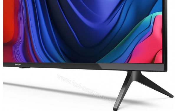 SHARP 55FL1EA - Zoom sur la partie basse