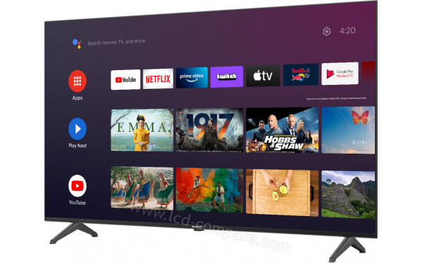 SHARP 55FN1EA - Vue 3/4 droite