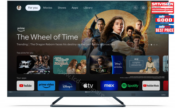 SHARP 55FQ5EG - Vue de face