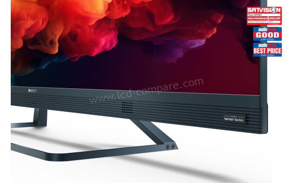 SHARP 55FQ5EG - Zoom sur la partie basse