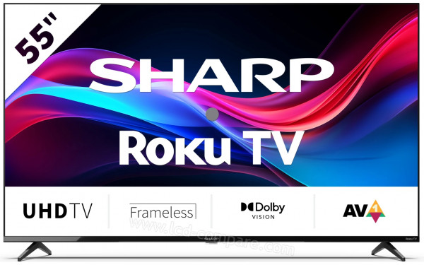 SHARP 55GJ4225E - Vue de face