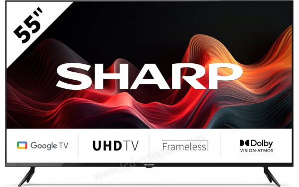 SHARP 55GL4060E - Vue de face