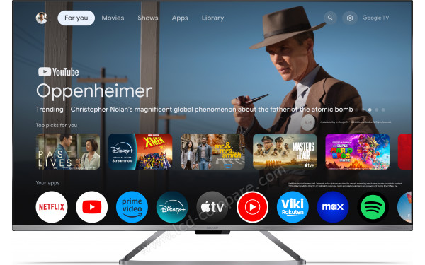 SHARP 55GP7265E - Vue de face