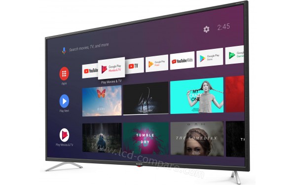 SHARP 65BL3EA - Vue 3/4 droite