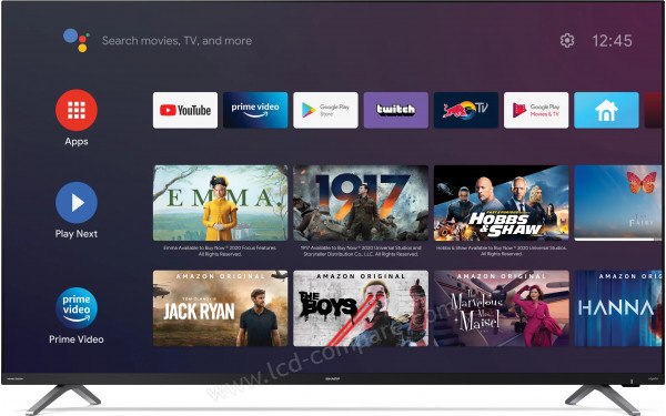 SHARP 65DN2EA - Vue de face