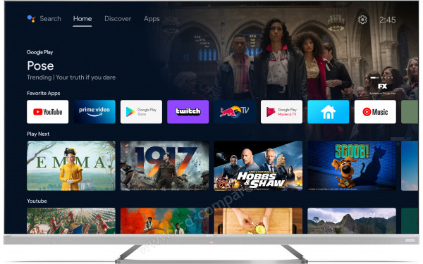 SHARP 65EQ4EA - Vue de face Android