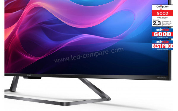 SHARP 65GR8265E - Zoom sur la partie basse