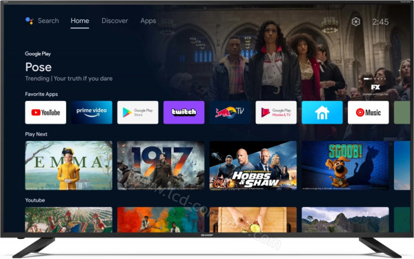 SHARP 70CL5EA - Vue de face