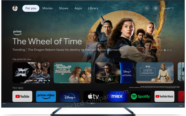 SHARP 75FQ5EG - Vue de face