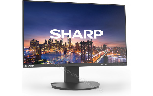 SHARP MultiSync EA242F-BK - Vue 3/4 gauche