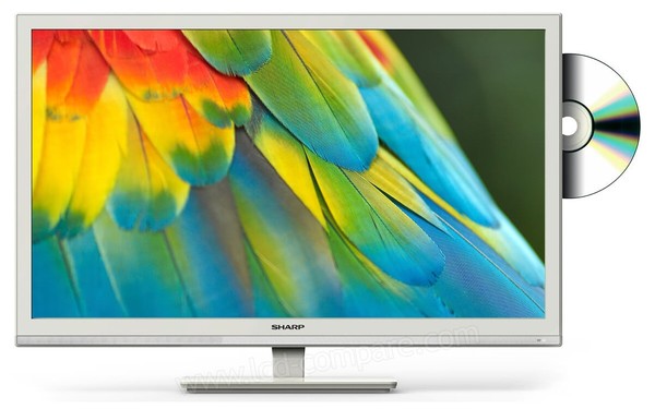 SHARP LC-24DHE4000EW - Vue de face