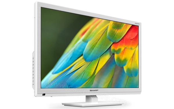 SHARP LC-24DHE4000EW - Vue 3/4 gauche