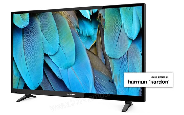 SHARP LC-40CFE4042EH - Vue 3/4 droite