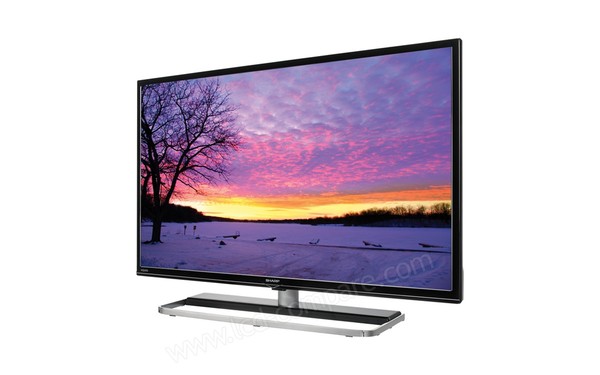 SHARP LC-40LE360EN-BK - Vue 3/4 droite