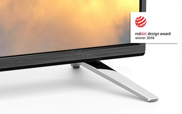 SHARP LC-43CFF5111E - Zoom sur le coin inf&eacute;rieur droit