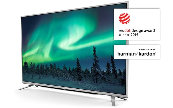 SHARP LC-43CUF8472ES - Vue 3/4 droite