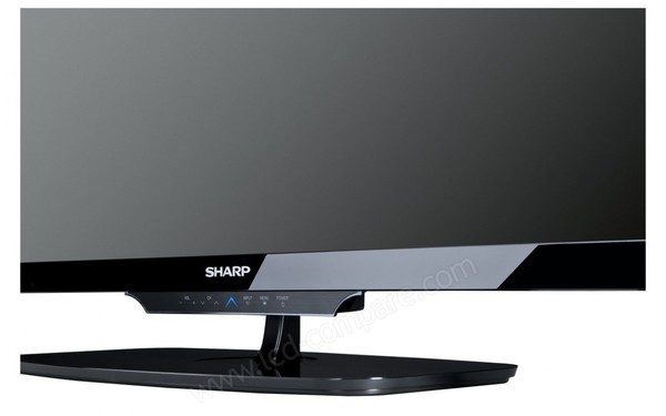 SHARP LC-46LE732ENET - Zoom sur la partie basse