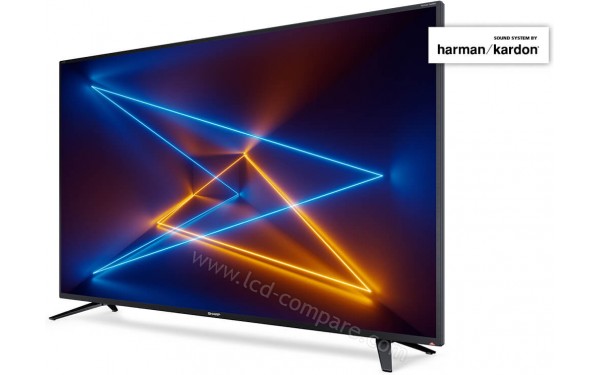 SHARP LC-50UI7252K - Vue 3/4 droite