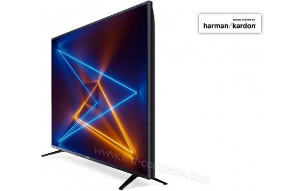 SHARP LC-50UI7252K - Vue 3/4 droite quasi profil