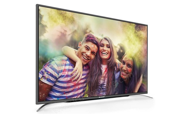 SHARP LC-55CFE6352E - Vue 3/4 gauche