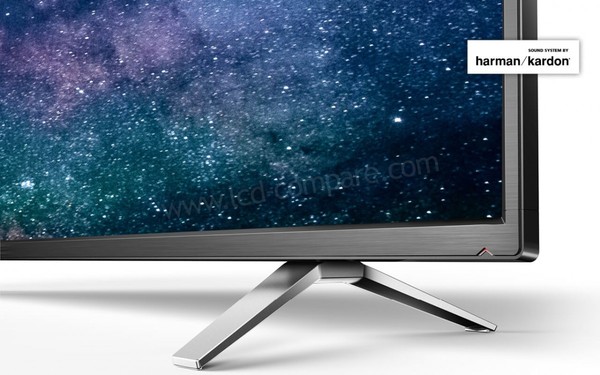 SHARP LC-55CUG8062E - Zoom sur le coin inf&eacute;rieur droit