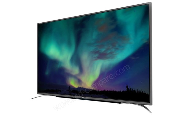 SHARP LC-55SFE7332E - Vue 3/4 droite
