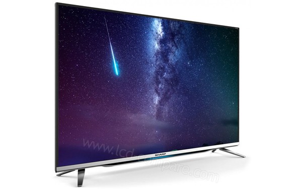 SHARP LC-55SFE7452E - Vue 3/4 gauche