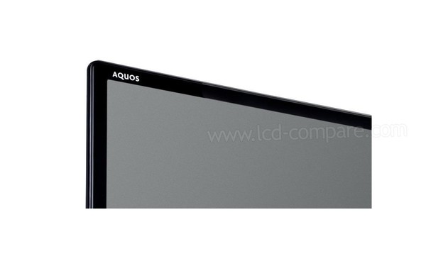 SHARP LC-60LE635E - Zoom sur le coin sup&eacute;rieur gauche