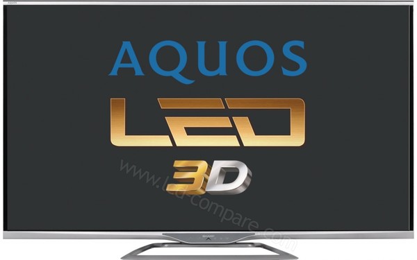 SHARP LC-60LE752E - Vue de face