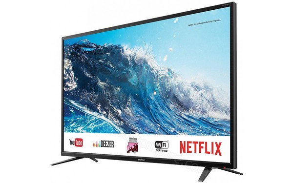 SHARP LC-65UI7252E - Vue 3/4 droite