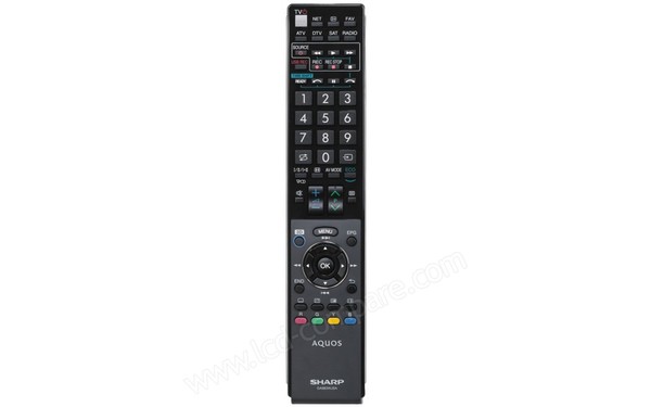 SHARP LC-70LE752E - T&eacute;l&eacute;commande