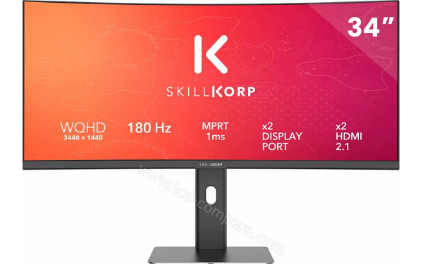 SKILLKORP M34_2 Curved - Vue 3/4 gauche