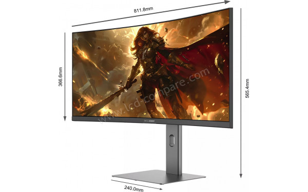 SKILLKORP M34_2 Curved - Vue 3/4 droite