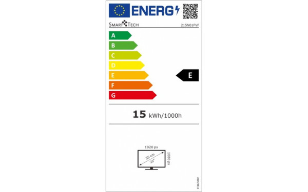 SMART-TECH 215N01FVF - &Eacute;tiquette &eacute;nergie v2