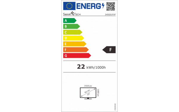 SMART-TECH 245G01FVF - &Eacute;tiquette &eacute;nergie v2