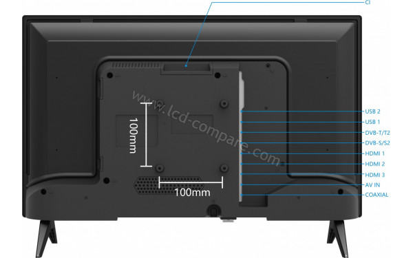 SMART-TECH 24HA10T3 - Vue de l'arri&egrave;re