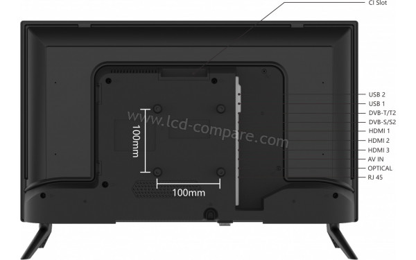 SMART-TECH 24HV10T1 - Vue de l'arri&egrave;re